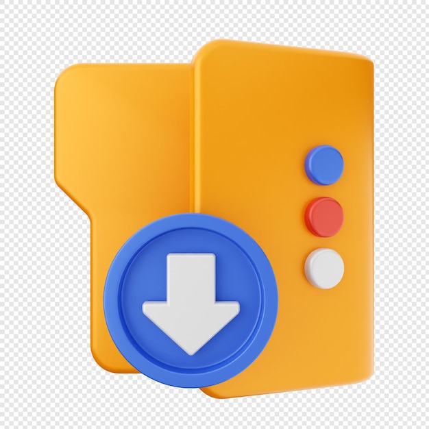 3D Folder file document