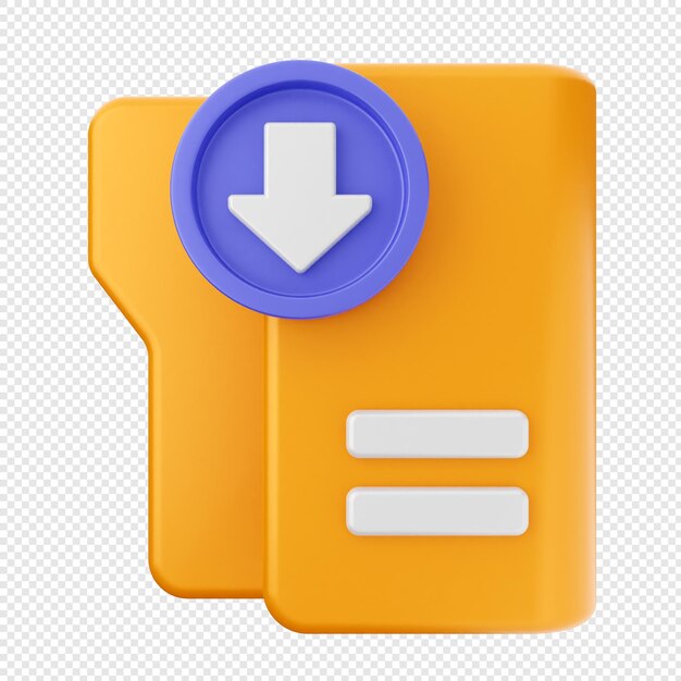 3d folder file document