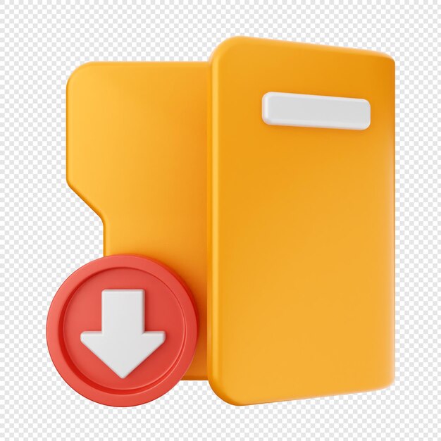 3d folder file document