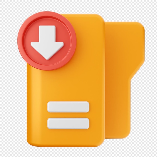 3d folder file document