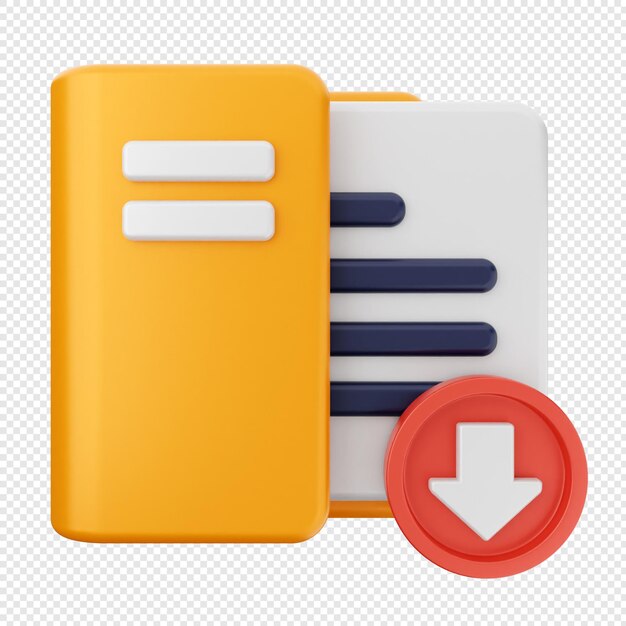 3D Folder file document