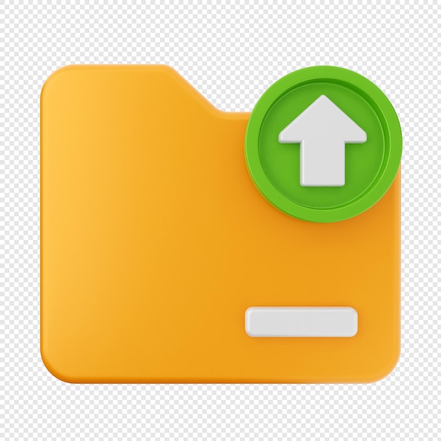 PSD 3d folder file document