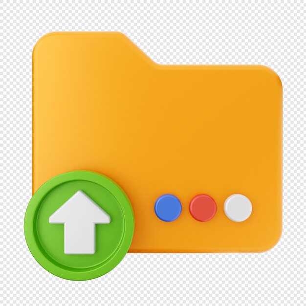 3d folder file document