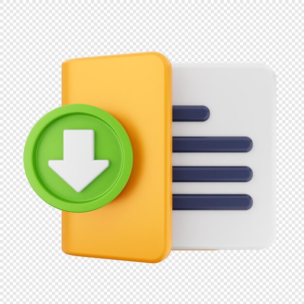 3d folder file document