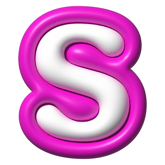 3d font s