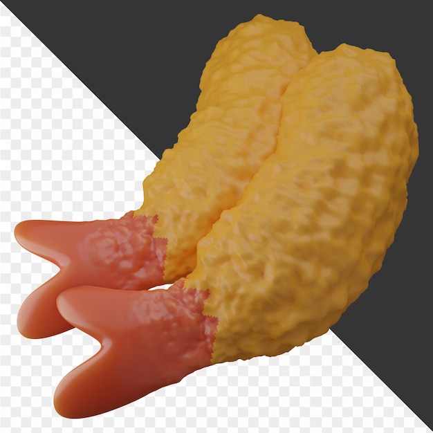 3Dフードアイコン