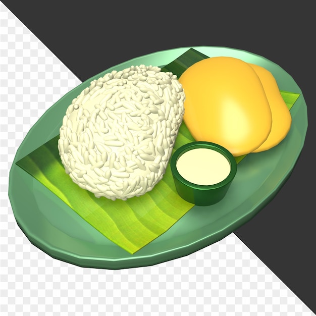 3D-иллюстрации продуктов питания