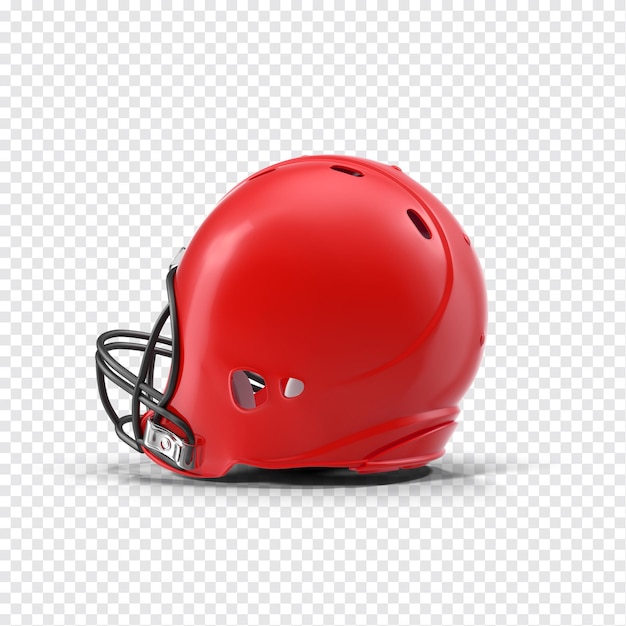 3D football helmet equipment sport american team object accessories