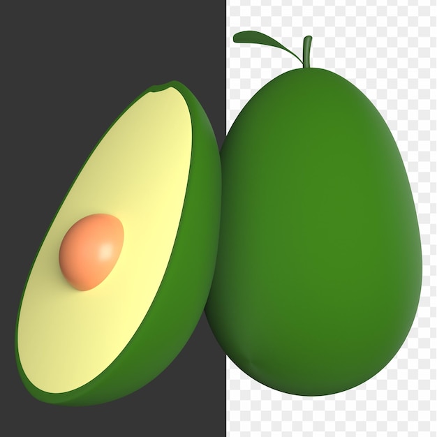 PSD 3d-икона фруктов