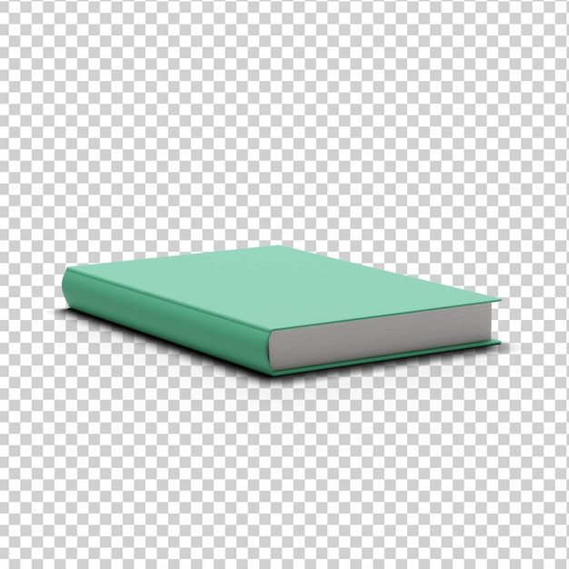 PSD 3d fully isolated book