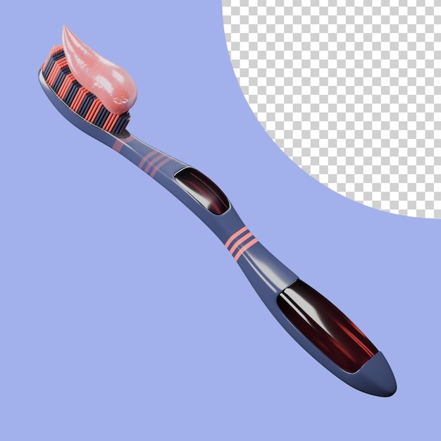 3D fully isolated Toothbrush