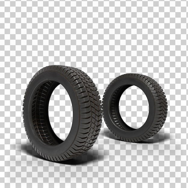 完全透明的 3D 輪胎
