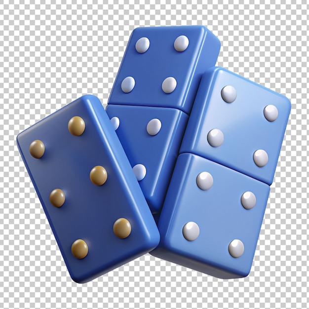 PSD 3d game dice icon in flight closeup isolated on transparency