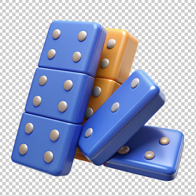 PSD 3d game dice icon in flight closeup isolated on transparency