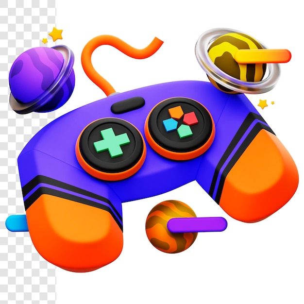 PSD controller di gioco 3d