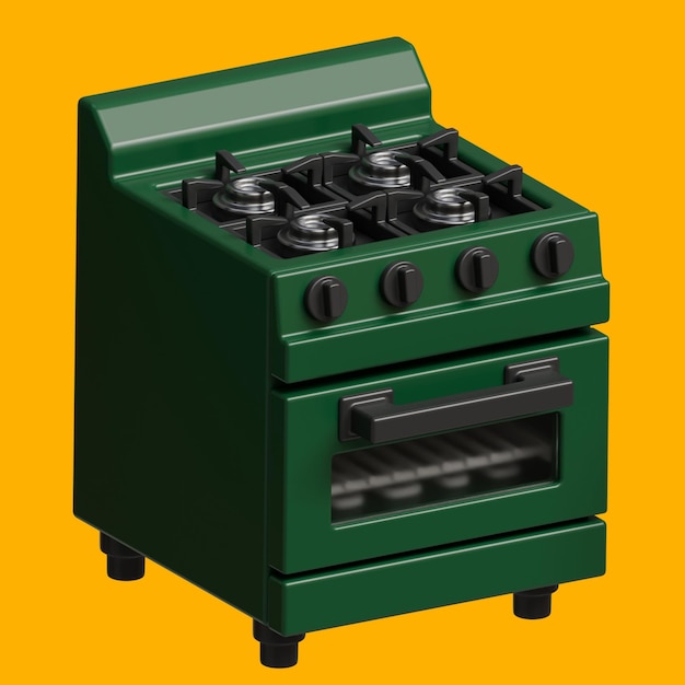 3d gas stove