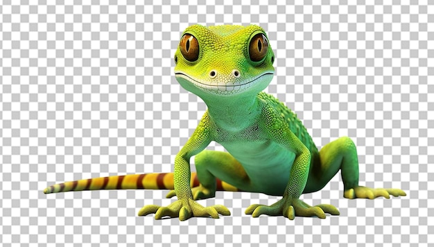 PSD a 3d gecko