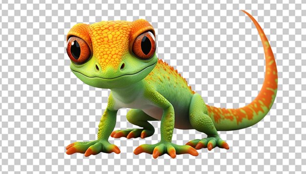 PSD a 3d gecko