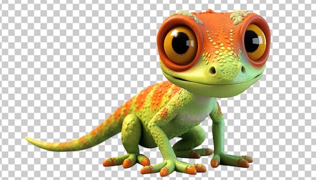 PSD a 3d gecko