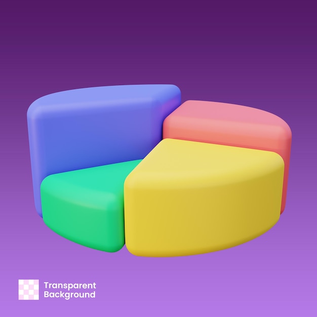 3D gelegd cirkeldiagram