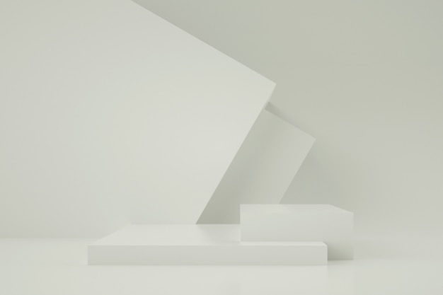 PSD palco geometrico 3d per posizionamento del prodotto