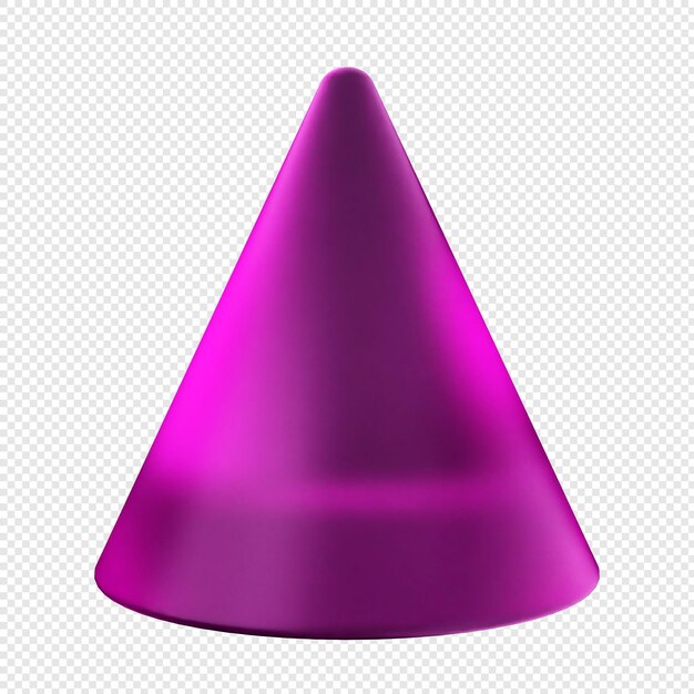3D geometrik cam mor renk