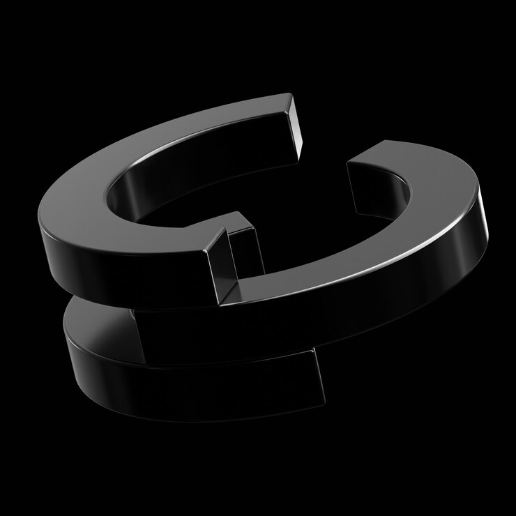 PSD 3d geometry abstract png shape template