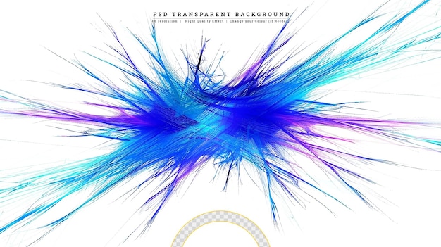 PSD 3d gerenderde fractal voor achtergrond