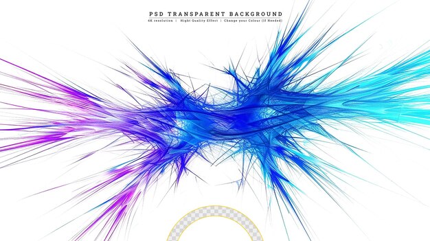 PSD 3d gerenderde fractal voor achtergrond