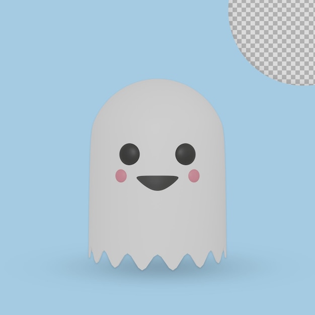 PSD 3d ghost cute