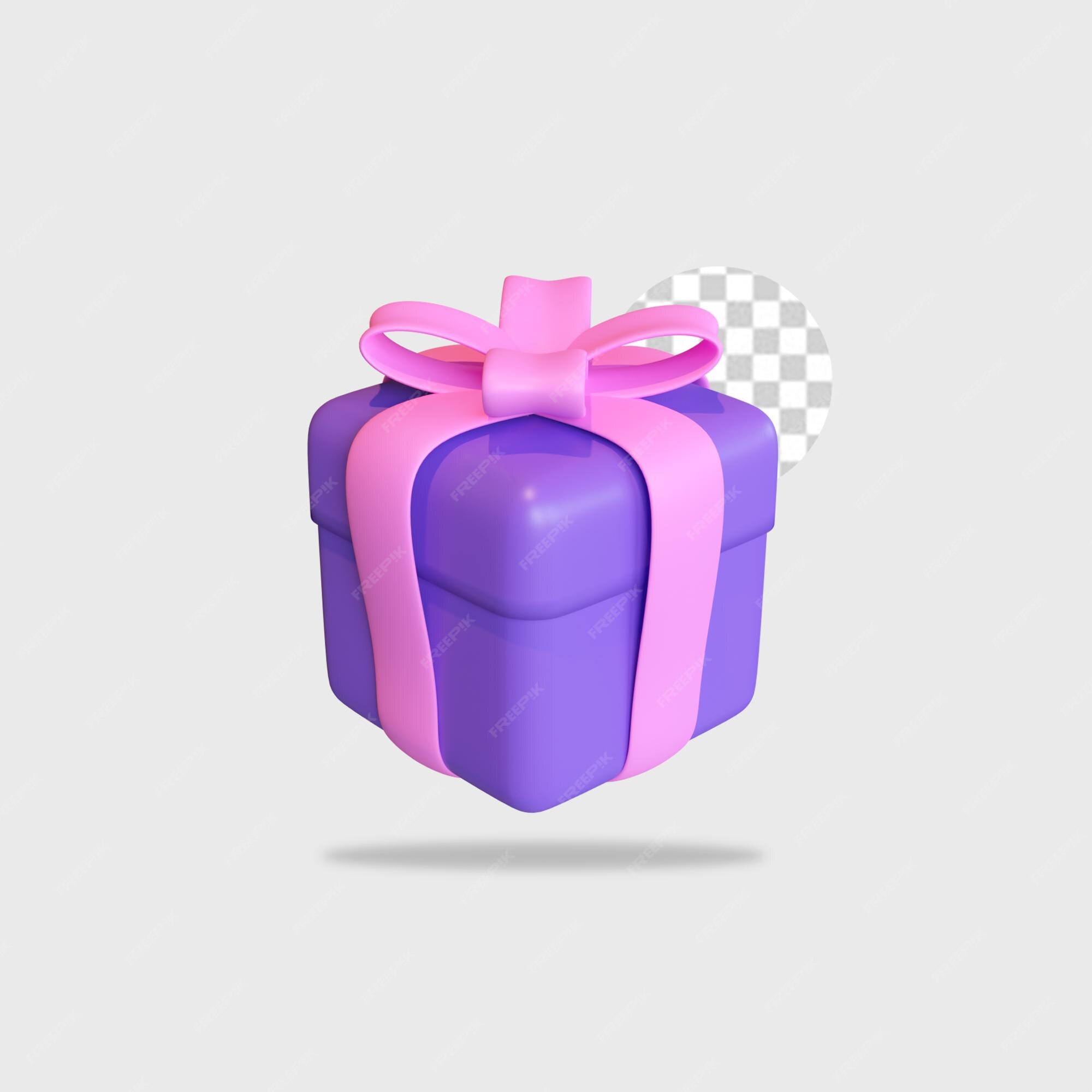 Premium Vector  Giveaway of the day internet announce web post wrapped  gift box surprise realistic 3d icon vector