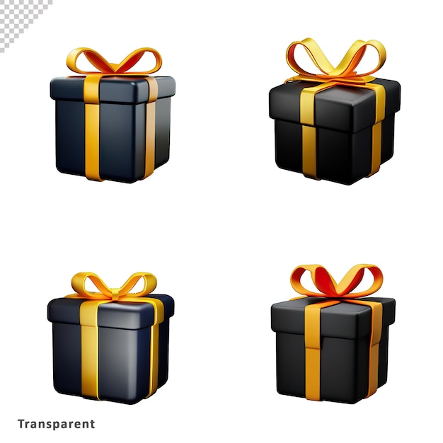 3d gift box pack