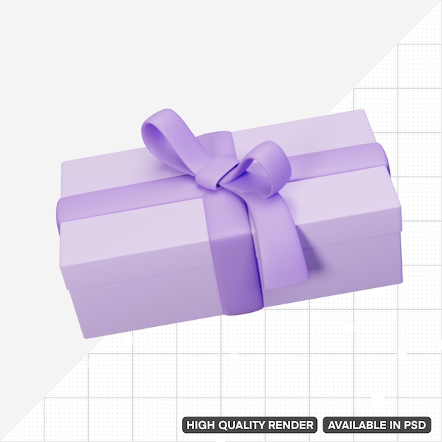 PSD 3d gift box