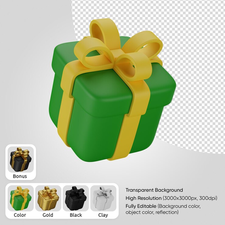 3d подарочная коробка