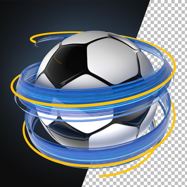 3d gjengivelse ball sprut maling fotball fotball