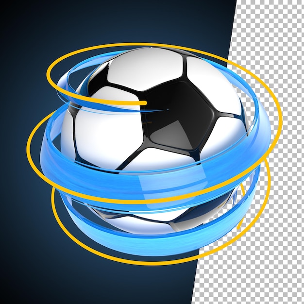 3d gjengivelse ball sprut maling fotball fotball
