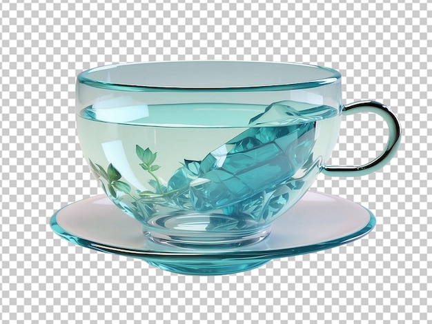 PSD tazza da tè in vetro 3d