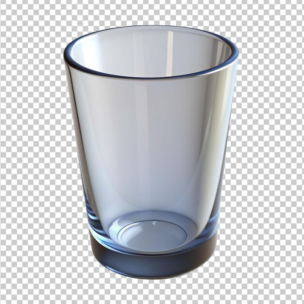 PSD 3d glass transparent background