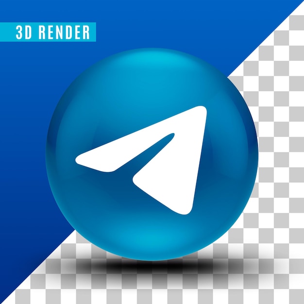 Logo mạng xã hội với hiệu ứng 3D trên biểu tượng Telegram icon tạo ra sự thu hút cho người dùng. Trông thật sự độc đáo và nổi bật so với các biểu tượng khác. Hãy xem hình ảnh liên quan để có được cái nhìn sâu hơn về biểu tượng Telegram icon với hiệu ứng 3D mới nhất.