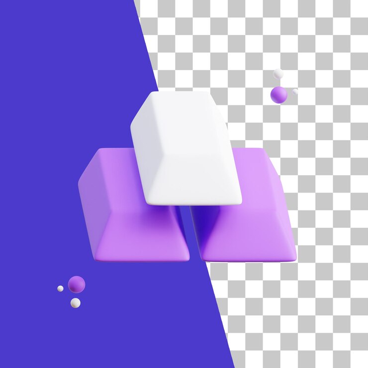 PSD 3d gold bars icon