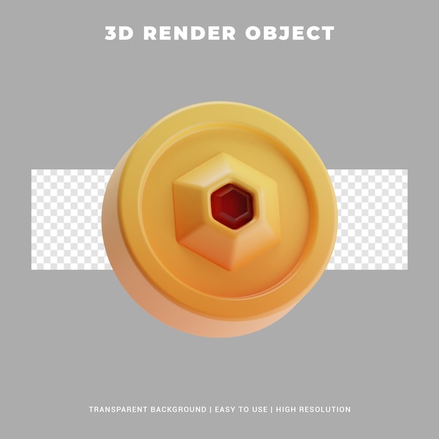 3d gold icon illustration