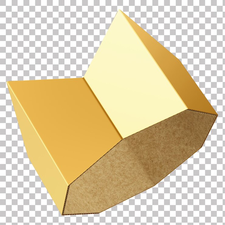 PSD 3d gold paper crown for childrens day and king play with transparent background