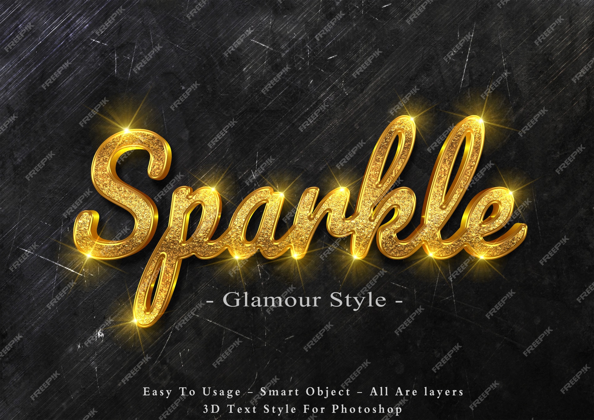 Free 1933 3d Gold Text Effect Psd Free Download Yello - vrogue.co