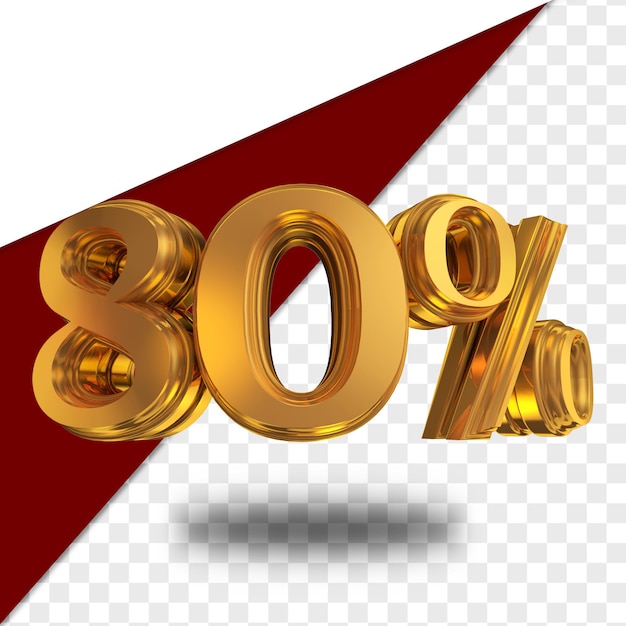 3d golden number 80 percent