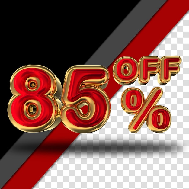 3d golden number 85 percent