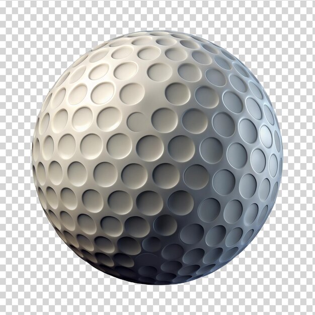 PSD 3d golf ball isolated on transparent background