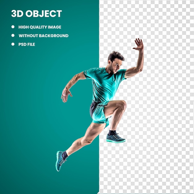 3D-grafiek hardlopen Joggen