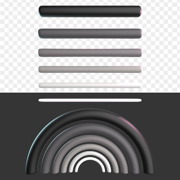 PSD 3d graphic design icon