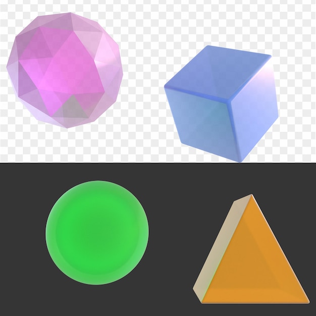 PSD 3d graphic design icon