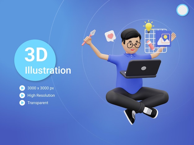 PSD 3d graphic designer looking for ideas